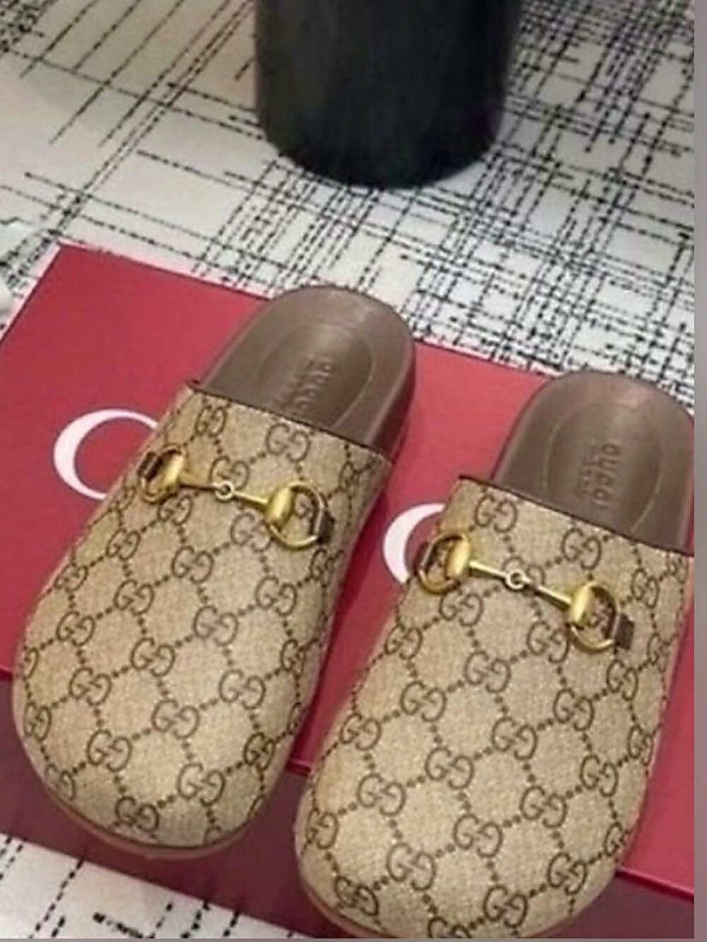 Gucci GG Horsebit Mules
